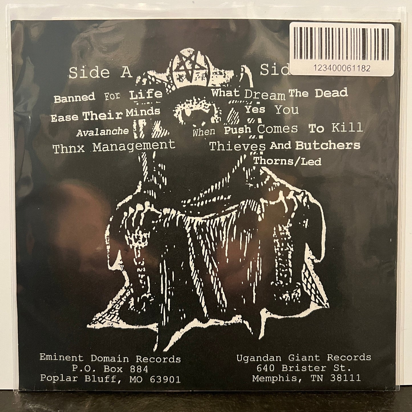 Used Vinyl: Bury The Living "S/T" 7" (Blue Vinyl)