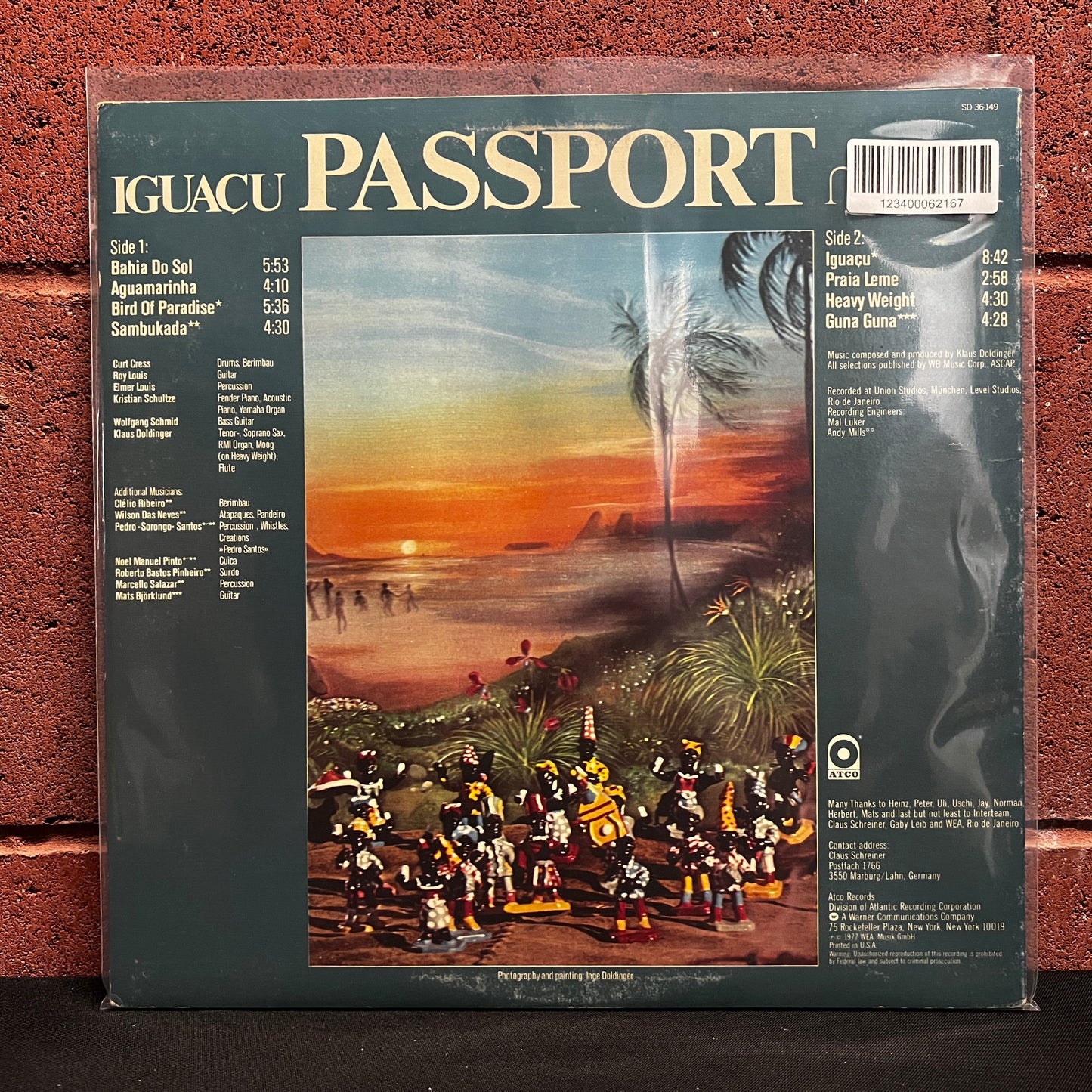 Used Vinyl: Passport "Iguacu" LP (1977 pressing)