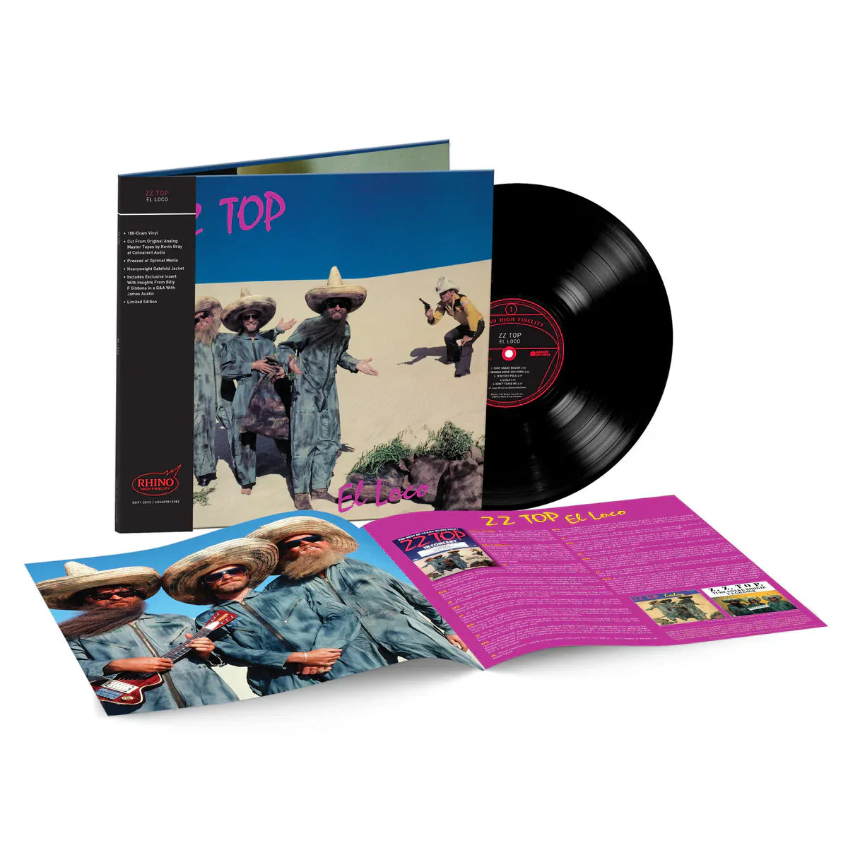 ZZ Top - El Loco - Rhino Hi-Fi LP