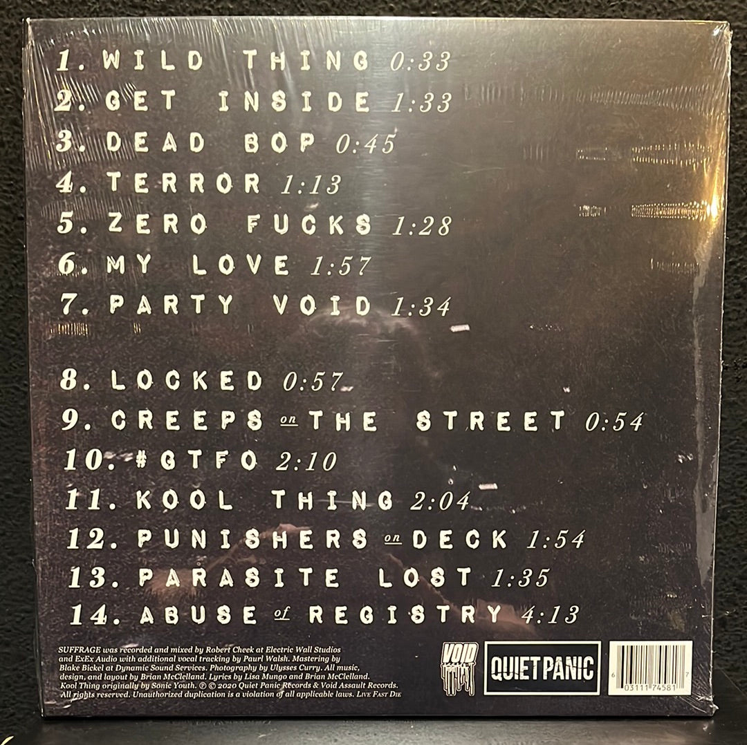 Used Vinyl: Fucked & Bound "Suffrage" LP (Black Splatter Vinyl)