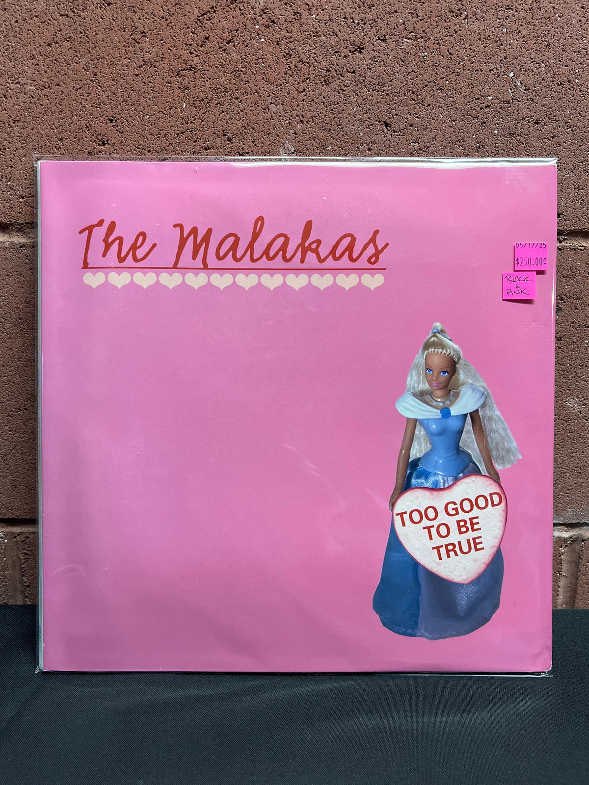 Used Vinyl: The Malakas "Too Good To Be True + Sorry Bout My Drinkin'" 2xLP (Black & Pink Vinyl)