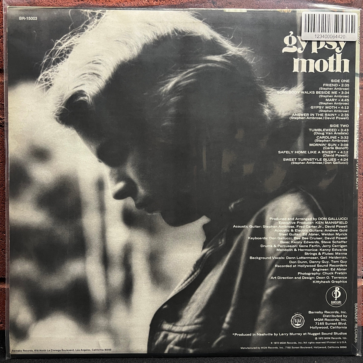 Used Vinyl: Stephen Ambrose "Gypsy Moth" LP (1972 Press)
