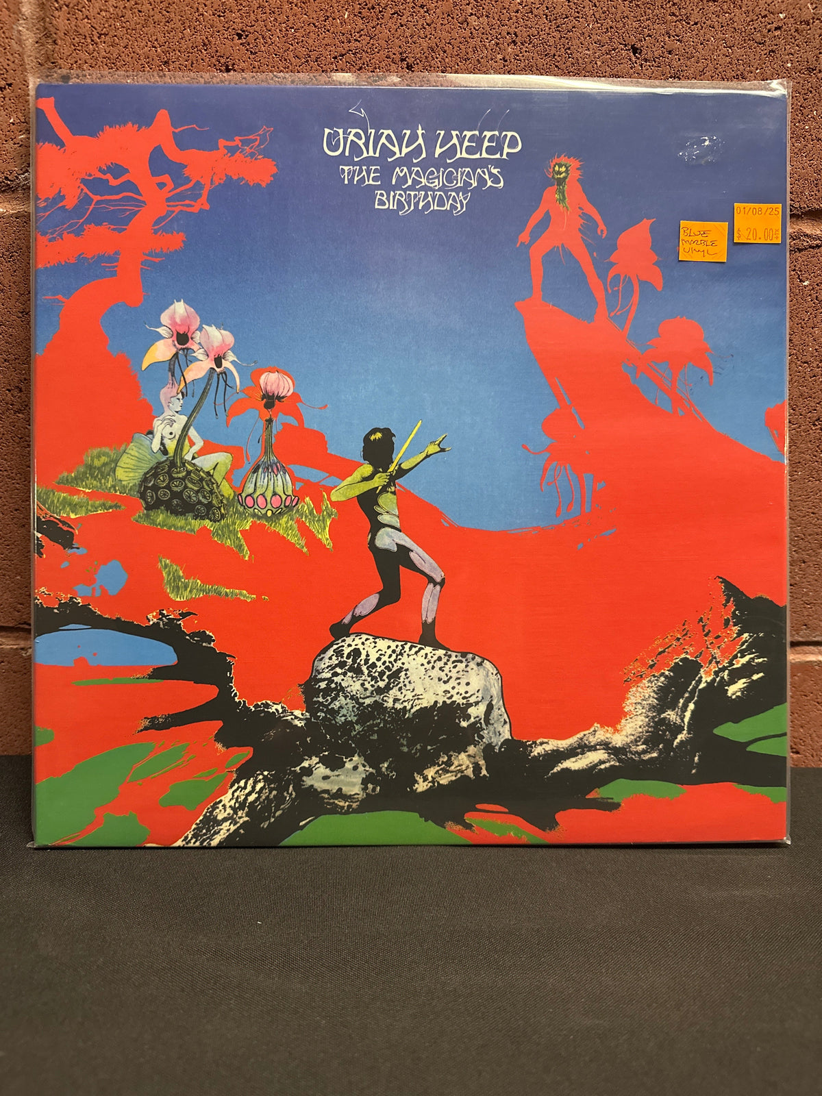 Used Vinyl: Uriah Heep "The Magician's Birthday" LP (Blue Marble Vinyl)