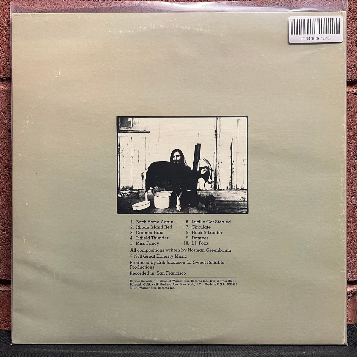Used Vinyl: Norman Greenbaum "Back Home Again" LP (1970 Promo Press)