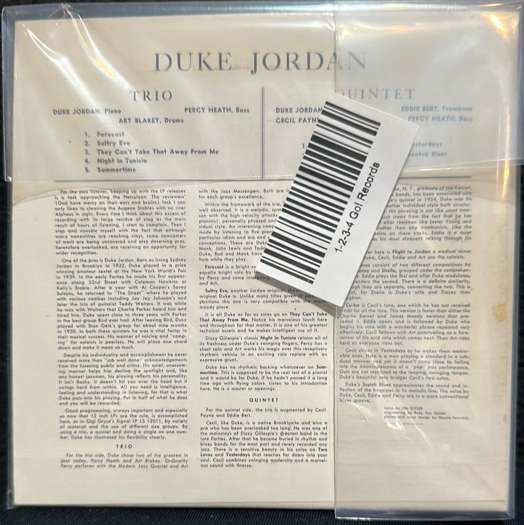 USED CD: Duke Jordan “Duke Jordan” CD (Japanese Press)