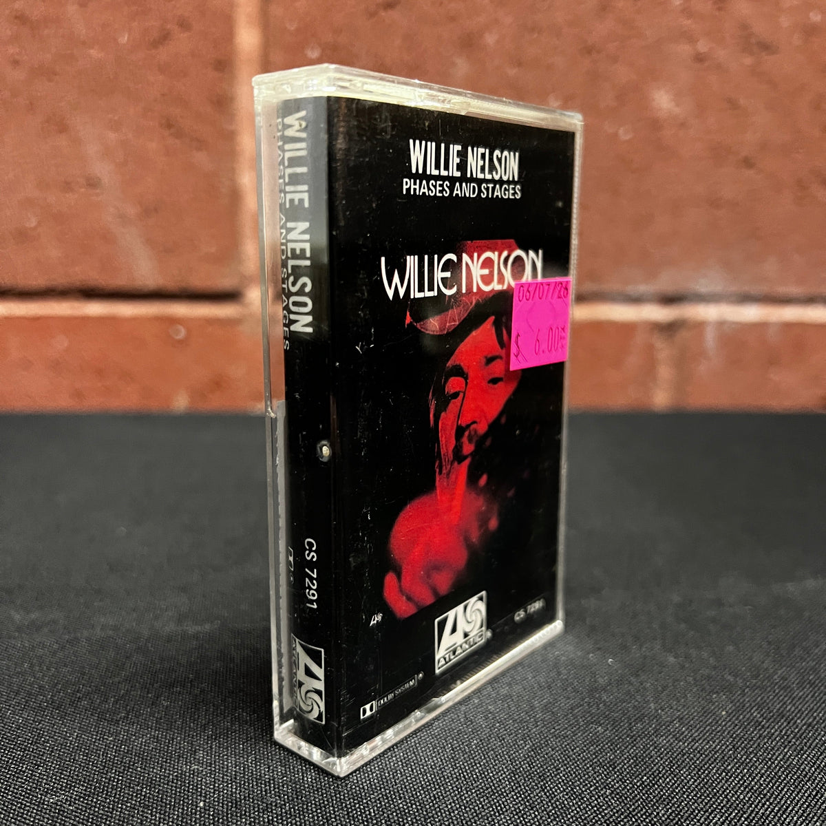 Used Cassette: Willie Nelson "Phases And Stages" Tape