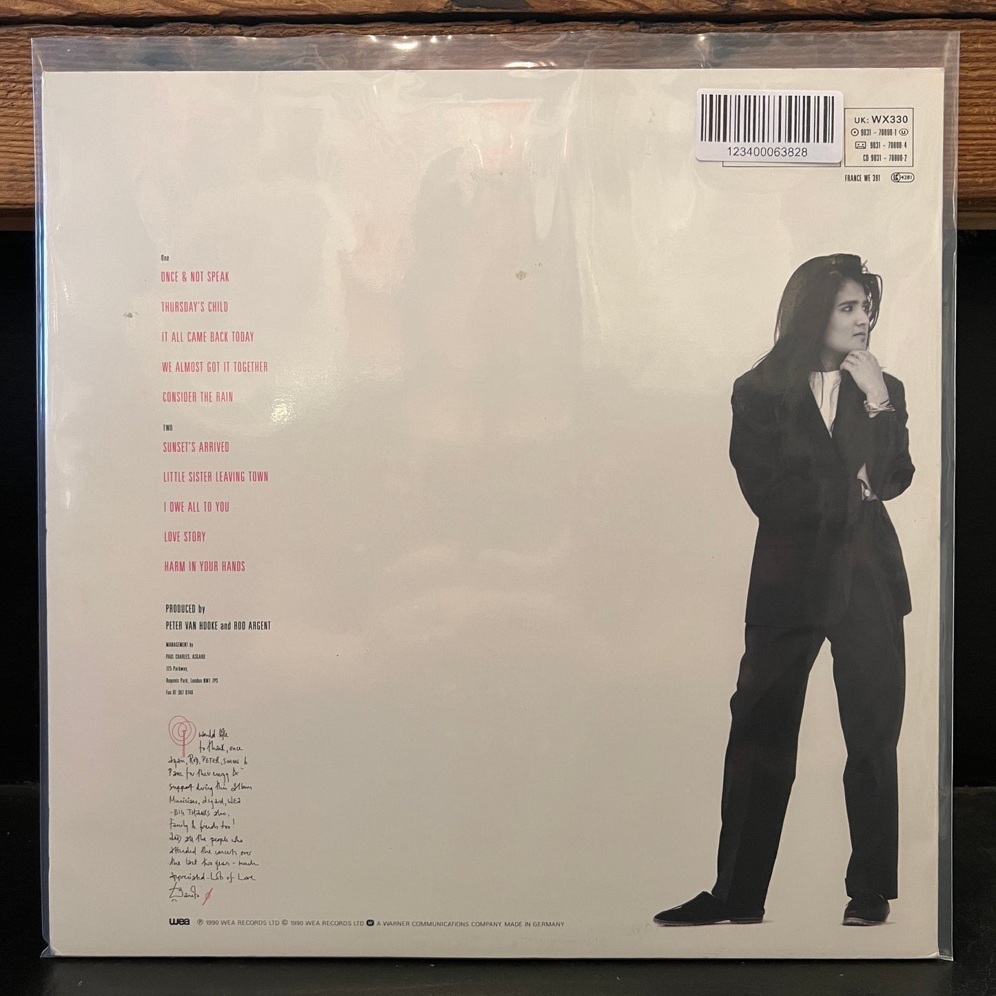 Used Vinyl: Tanita Tikaram "The Sweet Keeper" LP (1990 Euro Press)