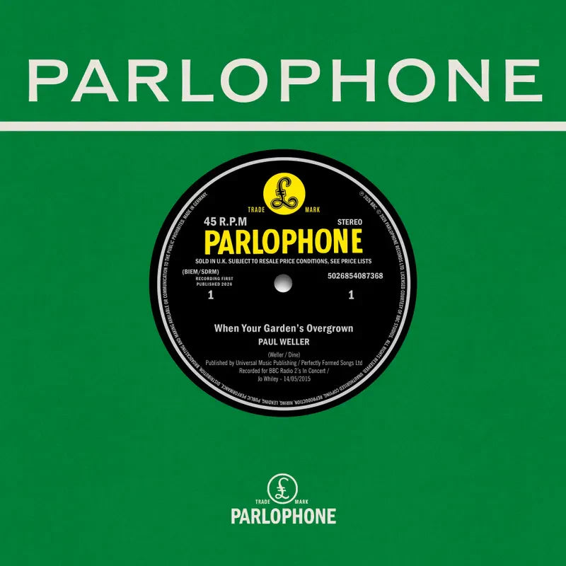 Paul Weller - When Your Garden’s Overgrown / Boy About Town (Weller at the BBC Vol. 2) - RSD 7" Single