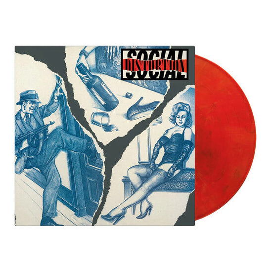 Social Distortion "S/T" LP (Red Marble Vinyl)