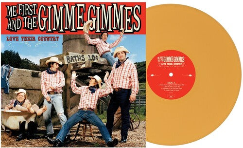 PRE-ORDER: Me First and The Gimme Gimmes "Love Their Country" LP (Mustard Yellow Vinyl)