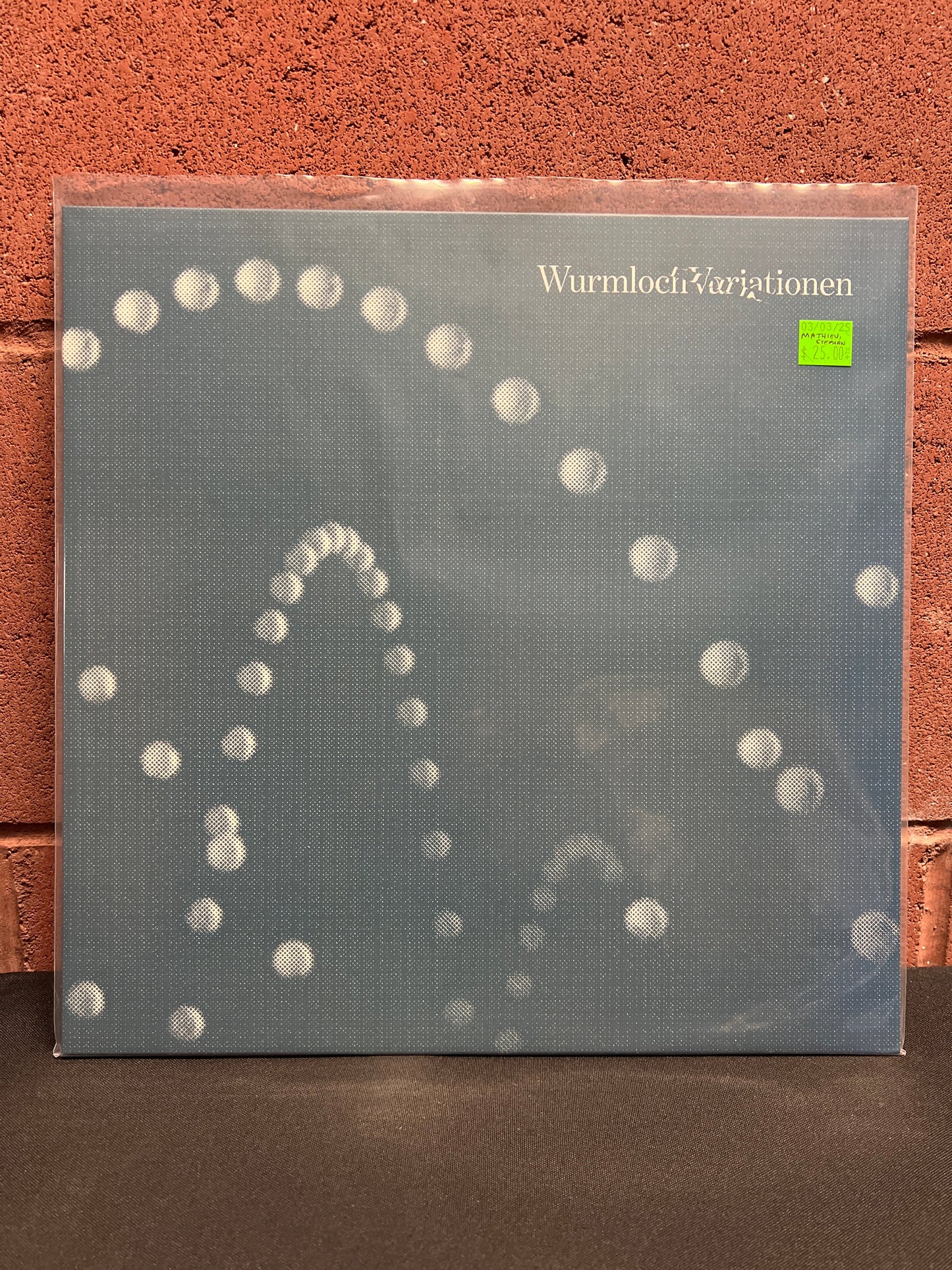 Used Vinyl: Stephan Mathieu "Wurmloch Variationen" LP