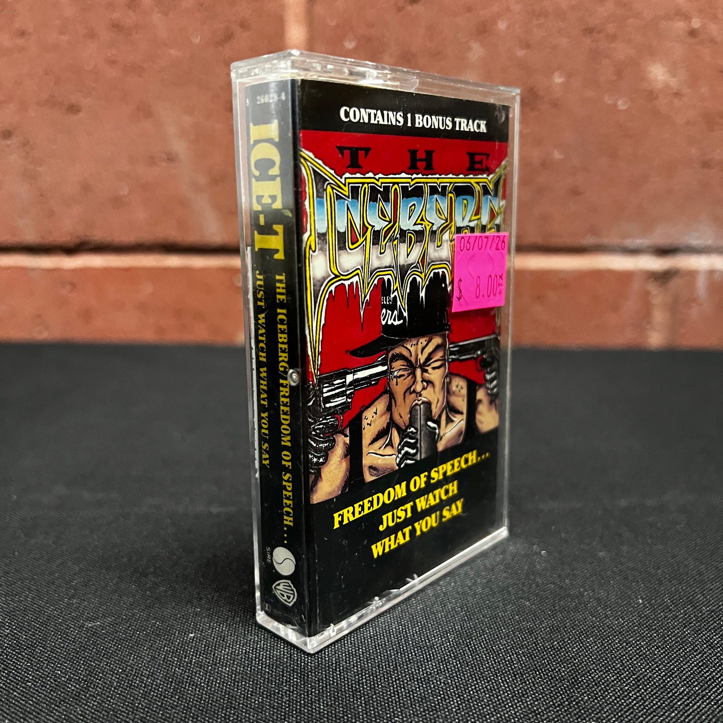 Used Cassette: Ice-T "The Iceberg (Freedom Of Speech... Just Watch What You Say)" Tape