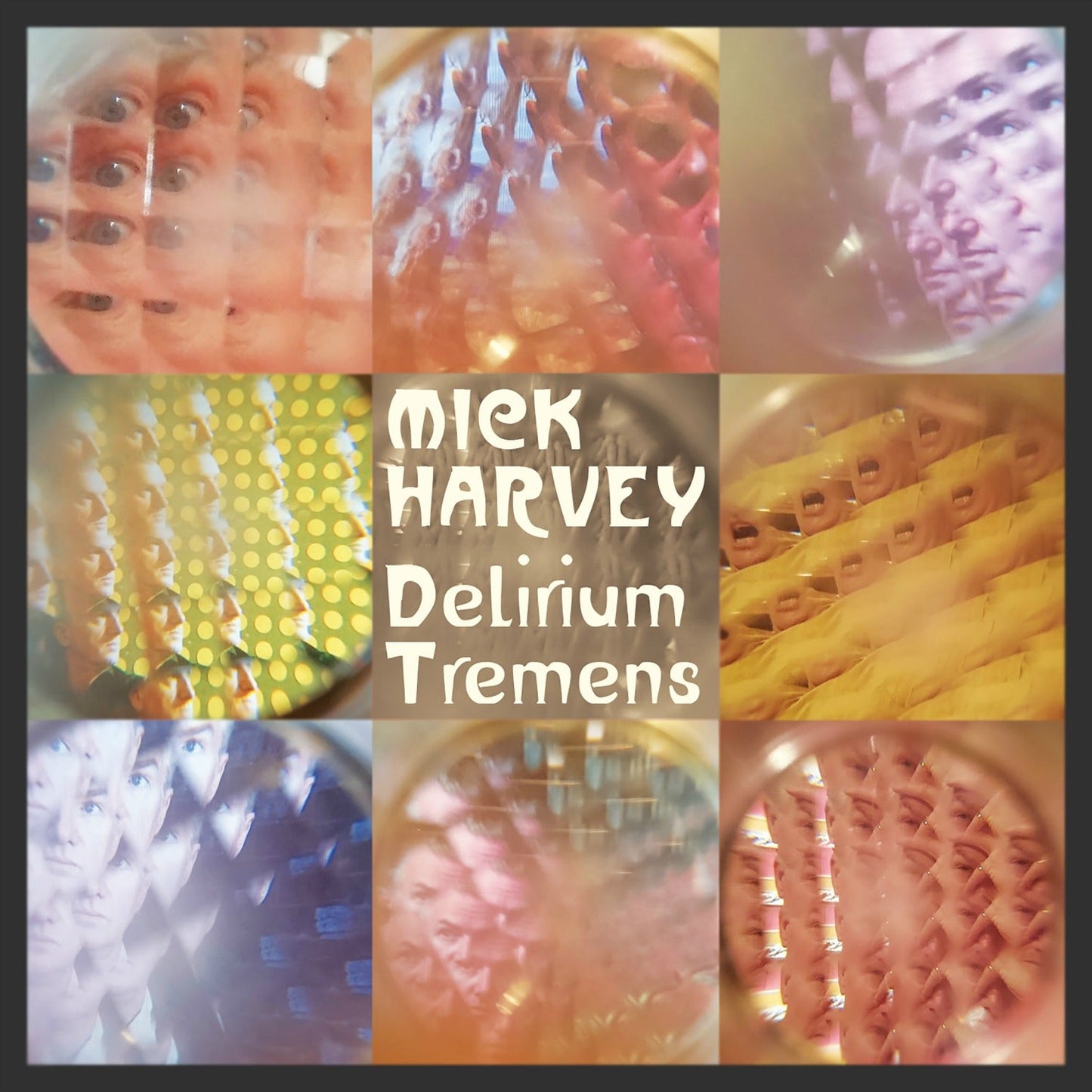 DAMAGED COVER: Mick Harvey "Delirium Tremens" LP (Yellow Vinyl)