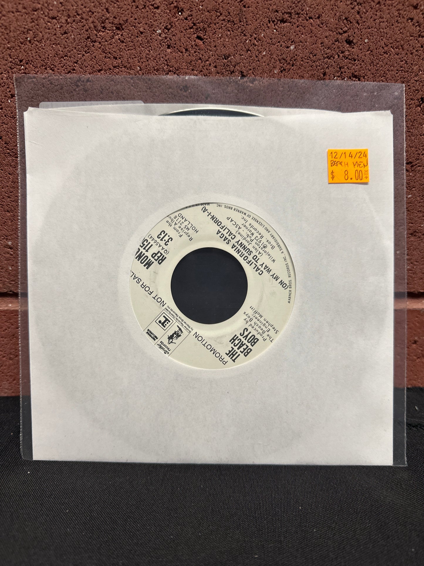 Used Vinyl: The Beach Boys "California Saga (On My Way To Sunny Californ-i-a)" 7" (Promo)