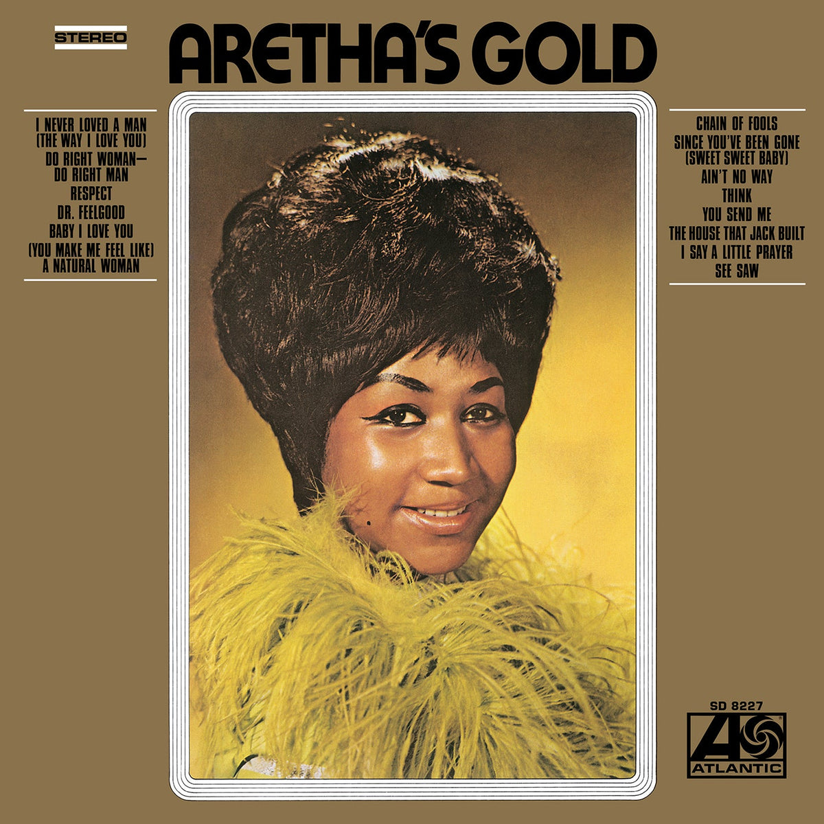 Aretha Franklin "Aretha's Gold" LP (Gold Vinyl)