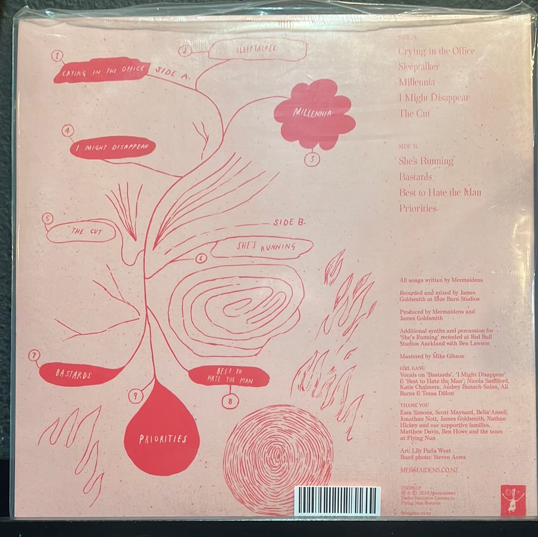 Used Vinyl: Mermaidens "Look Me In The Eye" LP (Dreamy Blue Vinyl)