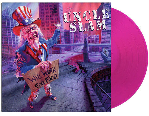 Uncle Slam "Will Work For Food" LP (Numbered 180g Translucent Purple Vinyl, Import)
