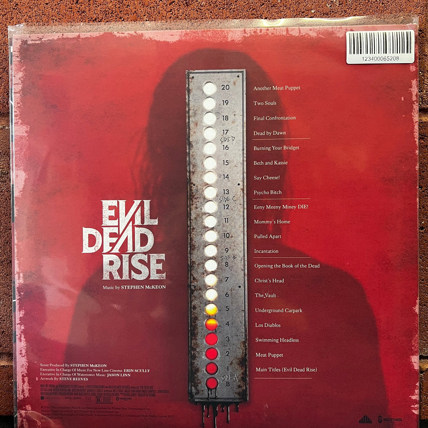 Used Vinyl: Stephen McKeon "Evil Dead Rise" 2xLP (2023 Press - Red/Blue Marble Vinyl)