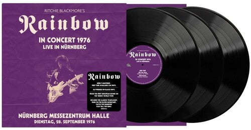 PRE-ORDER: Ritchie Blackmore's Rainbow "Live In Nurnberg 1976: Nurnberg Messezentrum Halle 28.9.1976" 3xLP (UK Import)