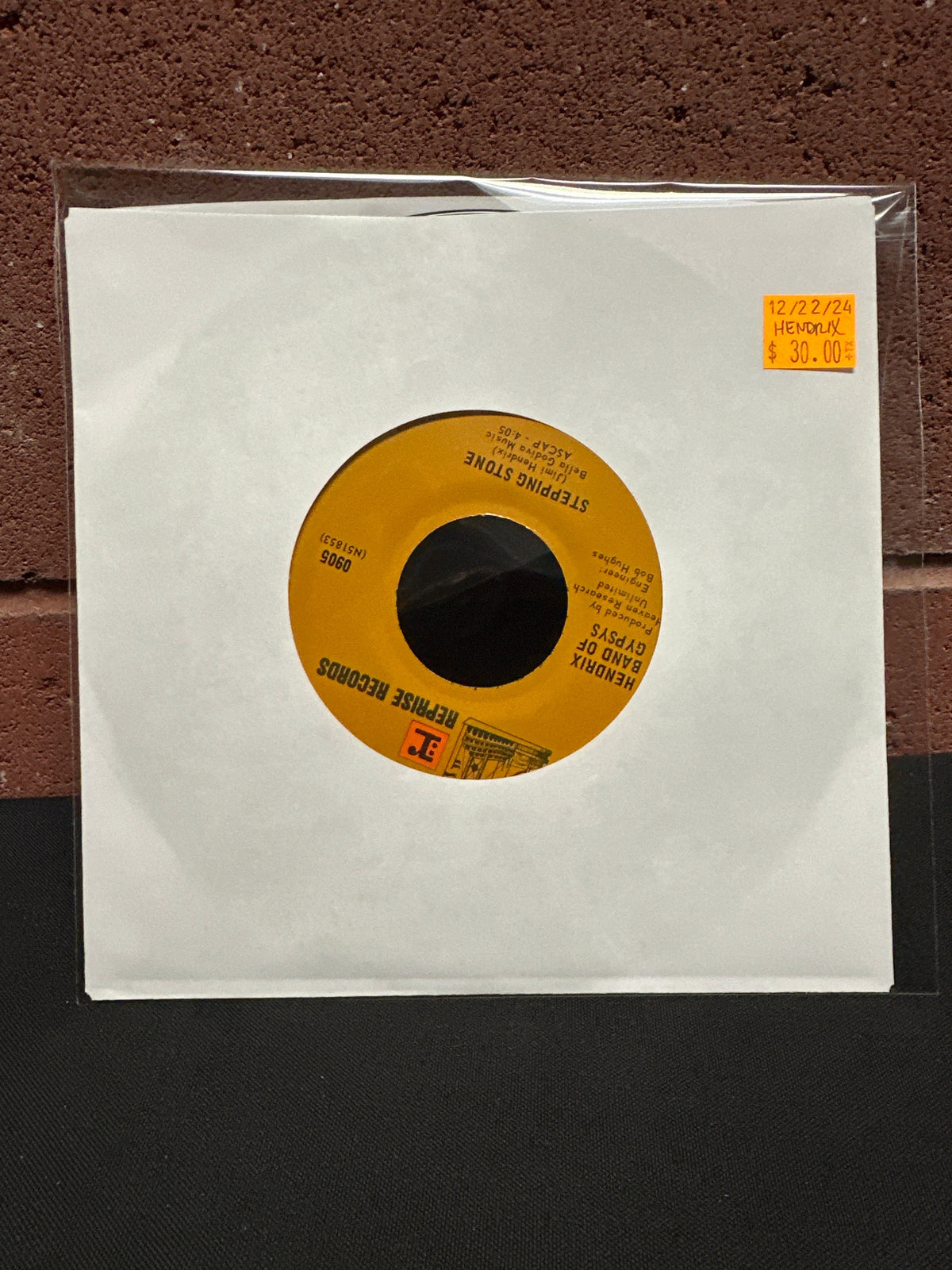 Used Vinyl: Jimi Hendrix Band Of Gypsys "Stepping Stone / Izabella" 7"