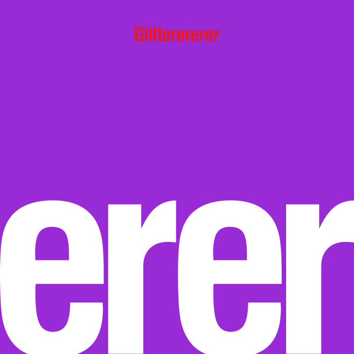 Glitterer "erer" LP (Red Vinyl)