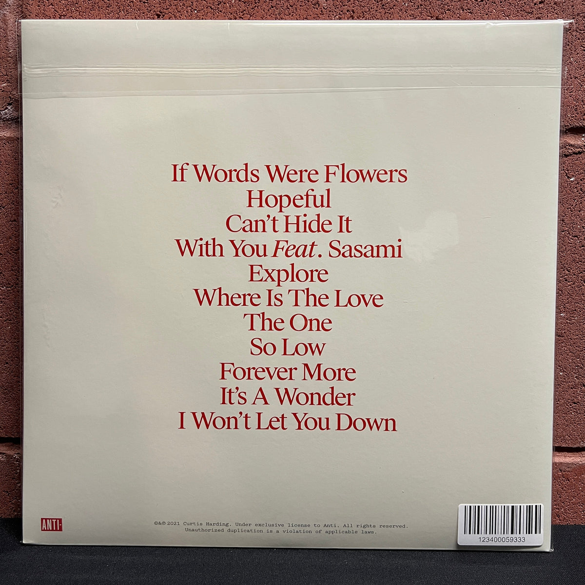 Used Vinyl: Curtis Harding "If Words Were Flowers" LP (Yellow Vinyl)