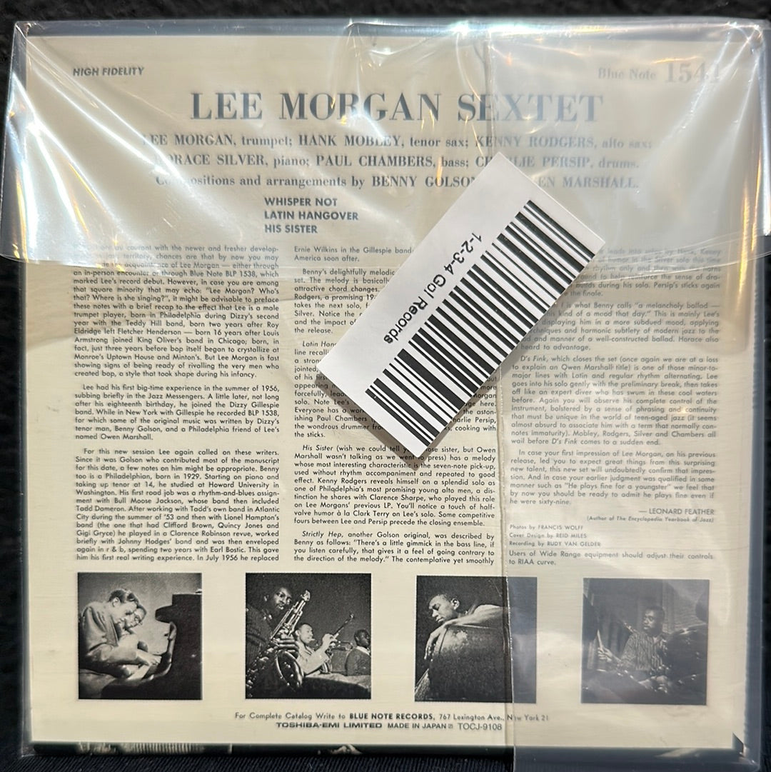 Used CD: Lee Morgan “Sextet” CD (Japanese Press)