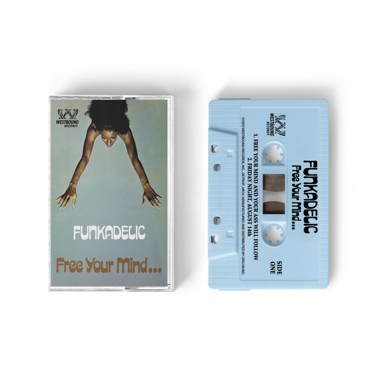 Funkadelic "Free Your Mind And Your Ass Will Follow" Cassette (Sky Blue)