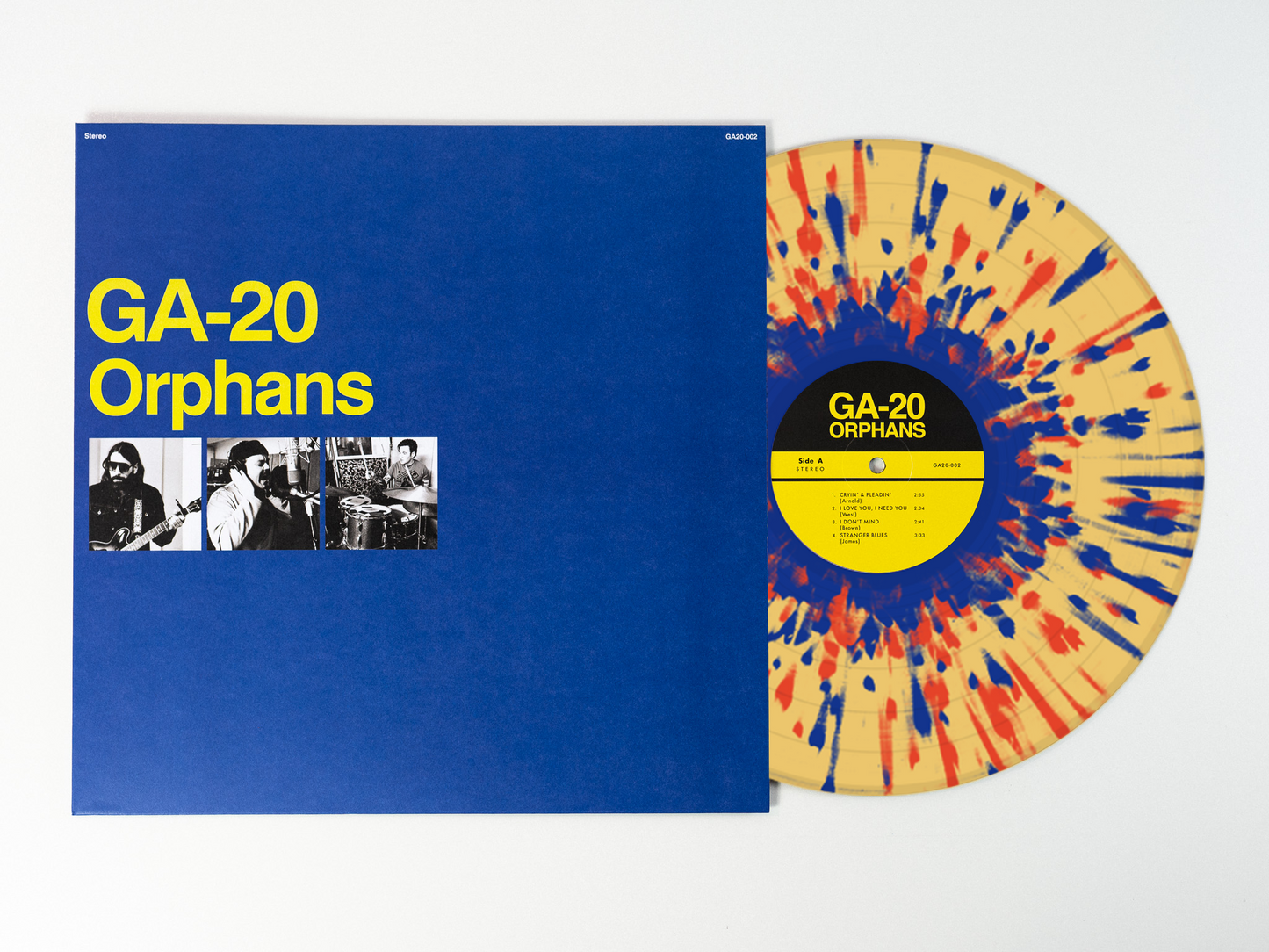 GA-20 "Orphans" LP (Yellow w/ Orange & Blue Splatter Vinyl)