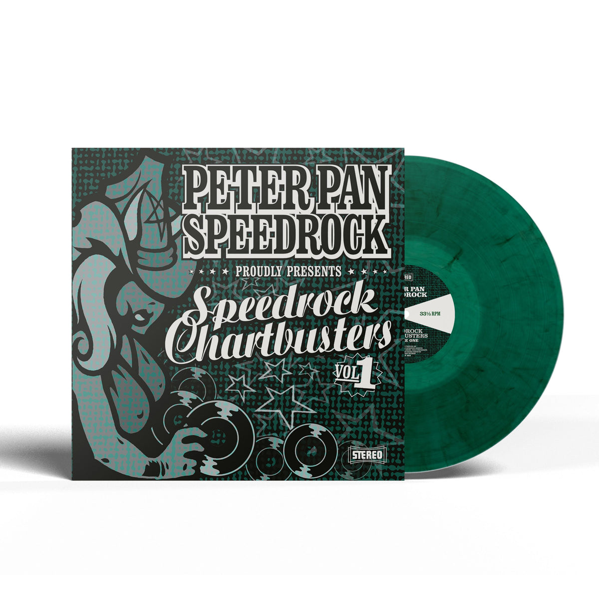 Peter Pan Speedrock "Speedrock Chartbusters Vol. 1" LP (Indie Exclusive Camouflage Color Vinyl)
