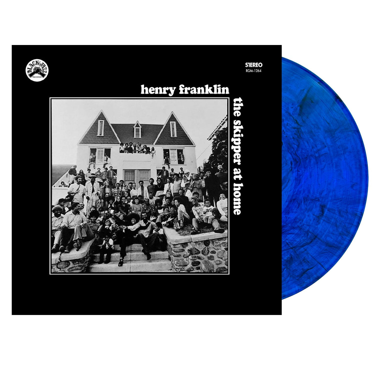 PRE-ORDER: Henry Franklin "The Skipper at Home" LP (Limited Edition Blue with Black Swirl Vinyl)