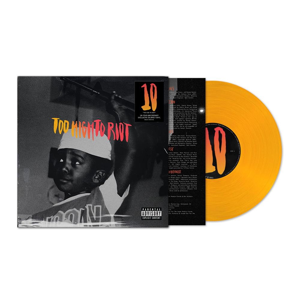 Bas "Too High To Riot (10-Year Anniversary)" LP ("Sunset Glass" Color Vinyl)