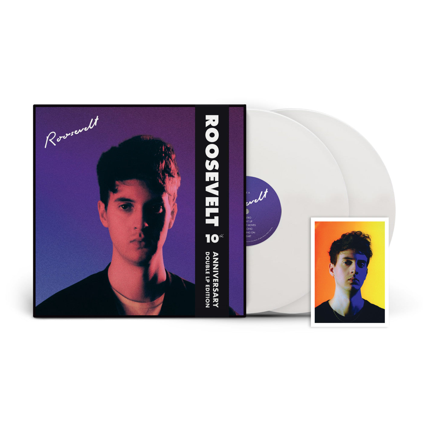 PRE-ORDER: Roosevelt "Roosevelt 10th Anniversary" 2xLP (Deluxe Edition White Vinyl)