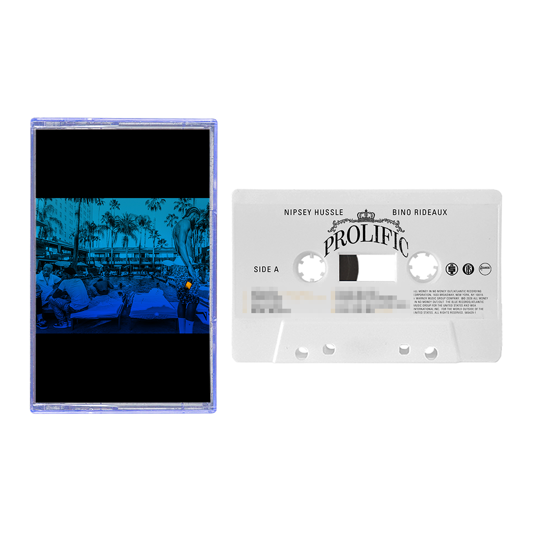 PRE-ORDER: Nipsey Hussle & Bino Rideaux "PROLIFIC" Cassette (White Body)