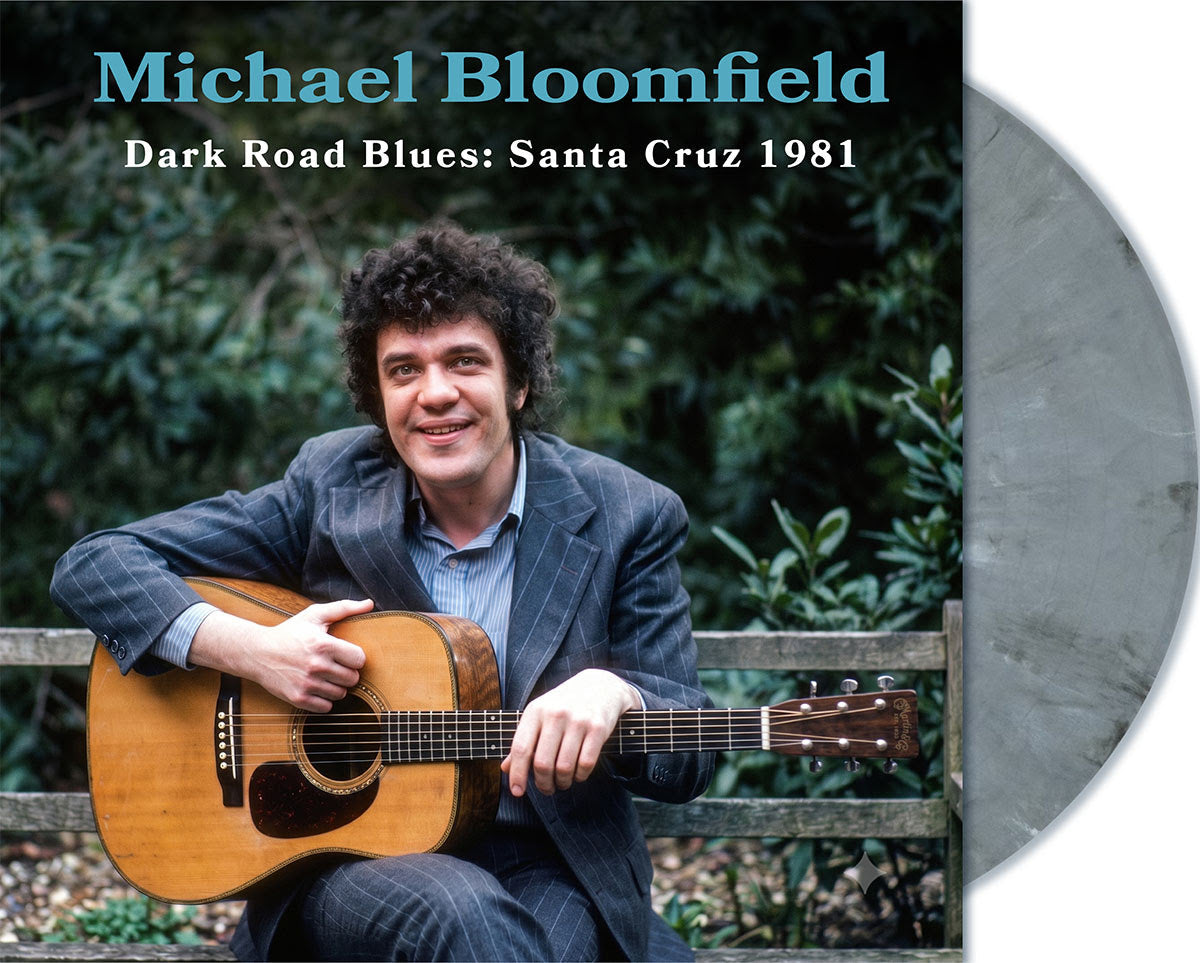 PRE-ORDER: Mike Bloomfield "Dark Roads Blues: Santa Cruz 1981" LP (Indie Exclusive Graphite Splatter Vinyl)