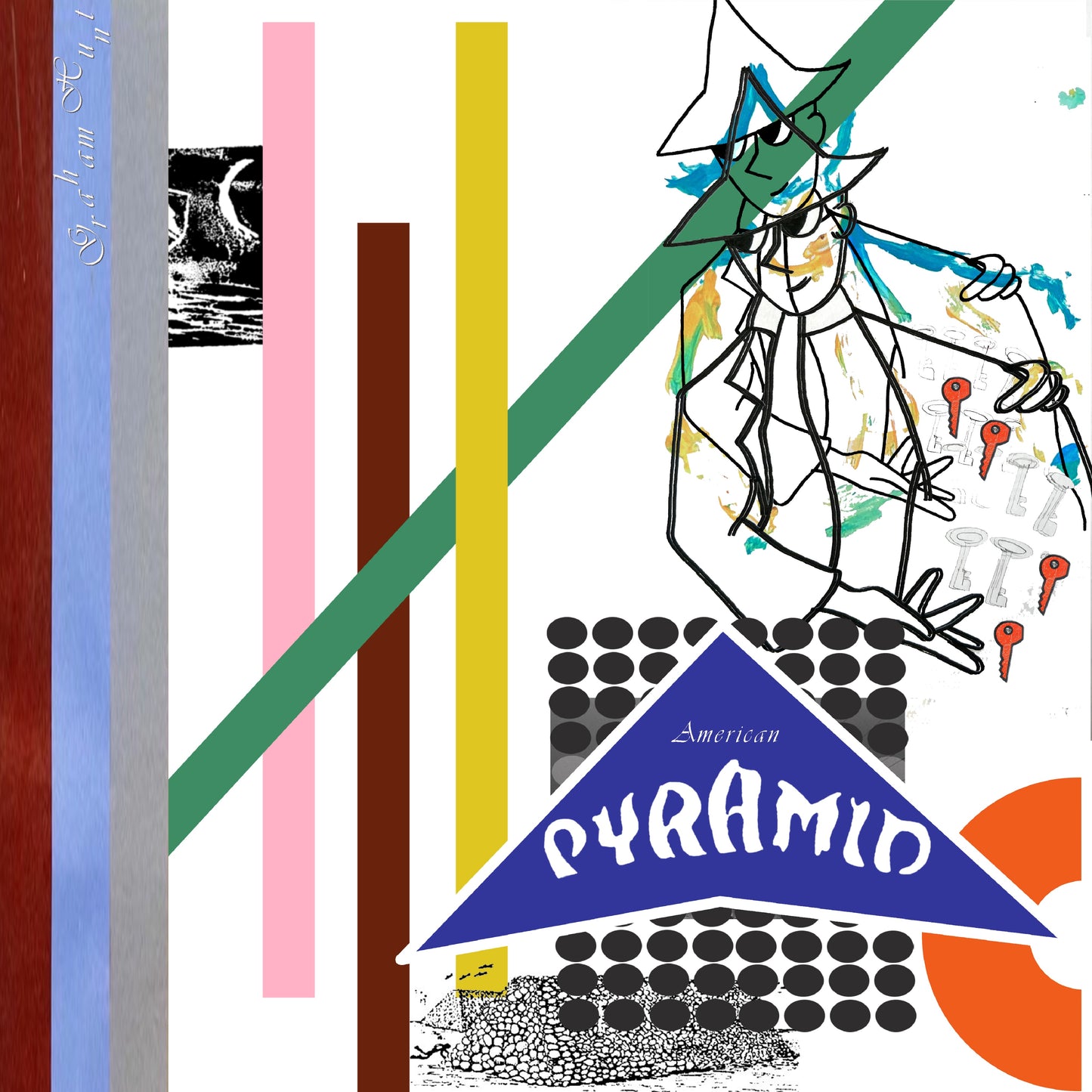 PRE-ORDER: Graham Hunt "American Pyramid" LP (First Run Club Indie Exclusive Red & White Vinyl)