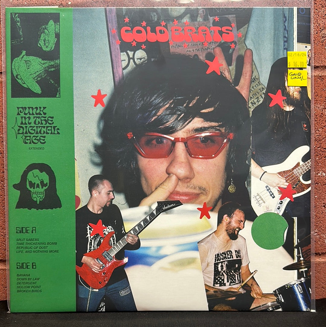 Used Vinyl: Cold Brats "Punk In The Digital Age Extended" LP (Gold vinyl)