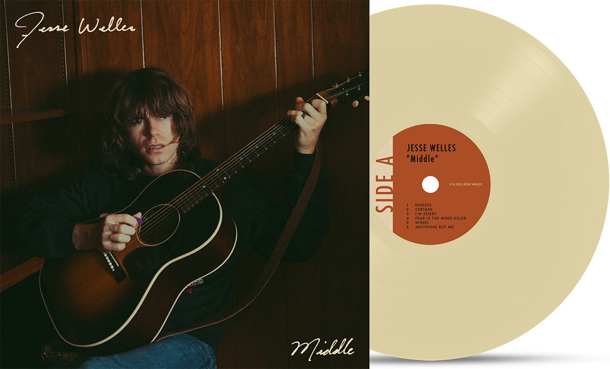 Jesse Welles "Middle" LP (Indie Exclusive Bone White Vinyl)