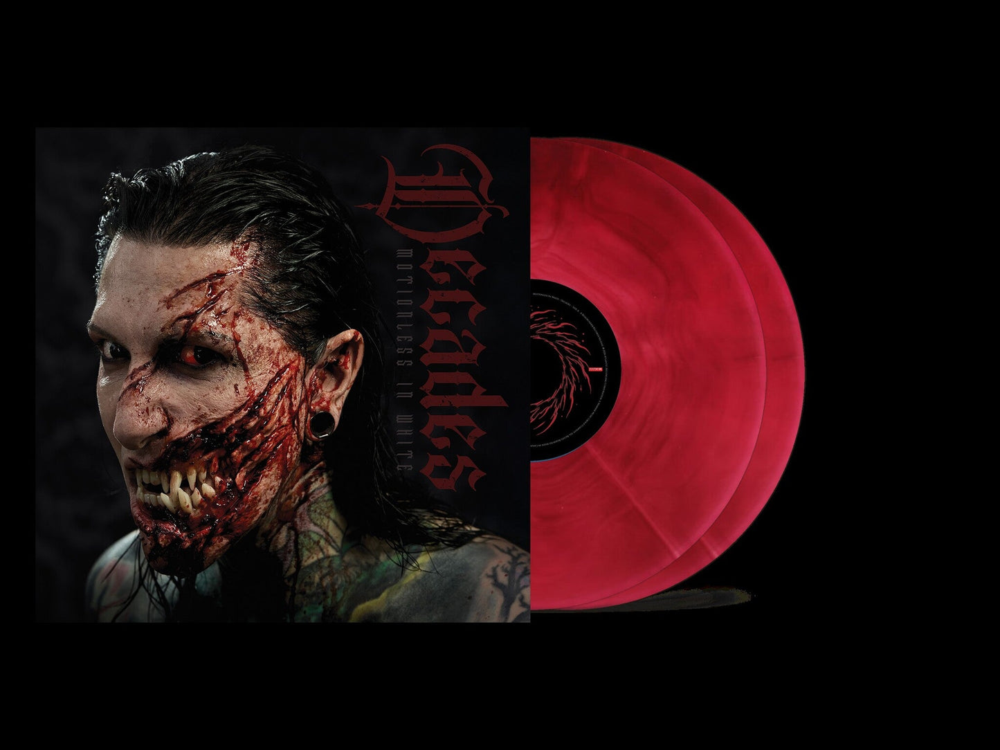 PRE-ORDER: Motionless In White "Decades" 2xLP (Black/Ruby/Tan Galaxy Vinyl)