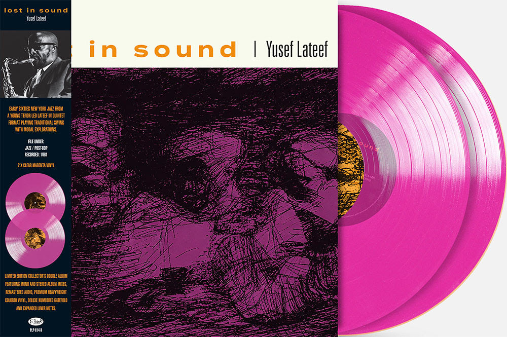 Yusef Lateef "Lost in Sound" 2xLP (Indie Exclusive 180g Clear Magenta Vinyl)