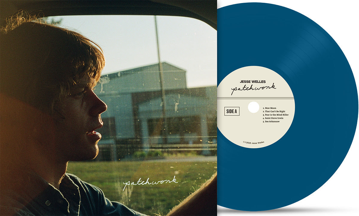 Jesse Welles "Patchwork" LP (Indie Exclusive Sea Blue Vinyl)