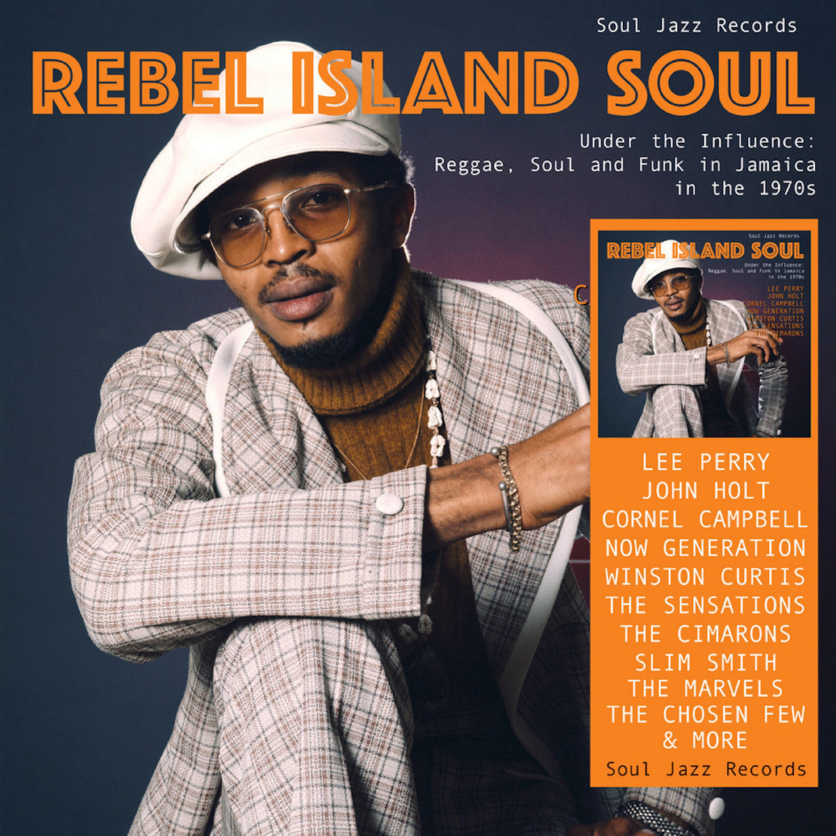 PRE-ORDER: Soul Jazz Records presents "REBEL ISLAND SOUL – Under The Influence: Reggae, Funk & Soul In Jamaica in the 1970s" 2xLP