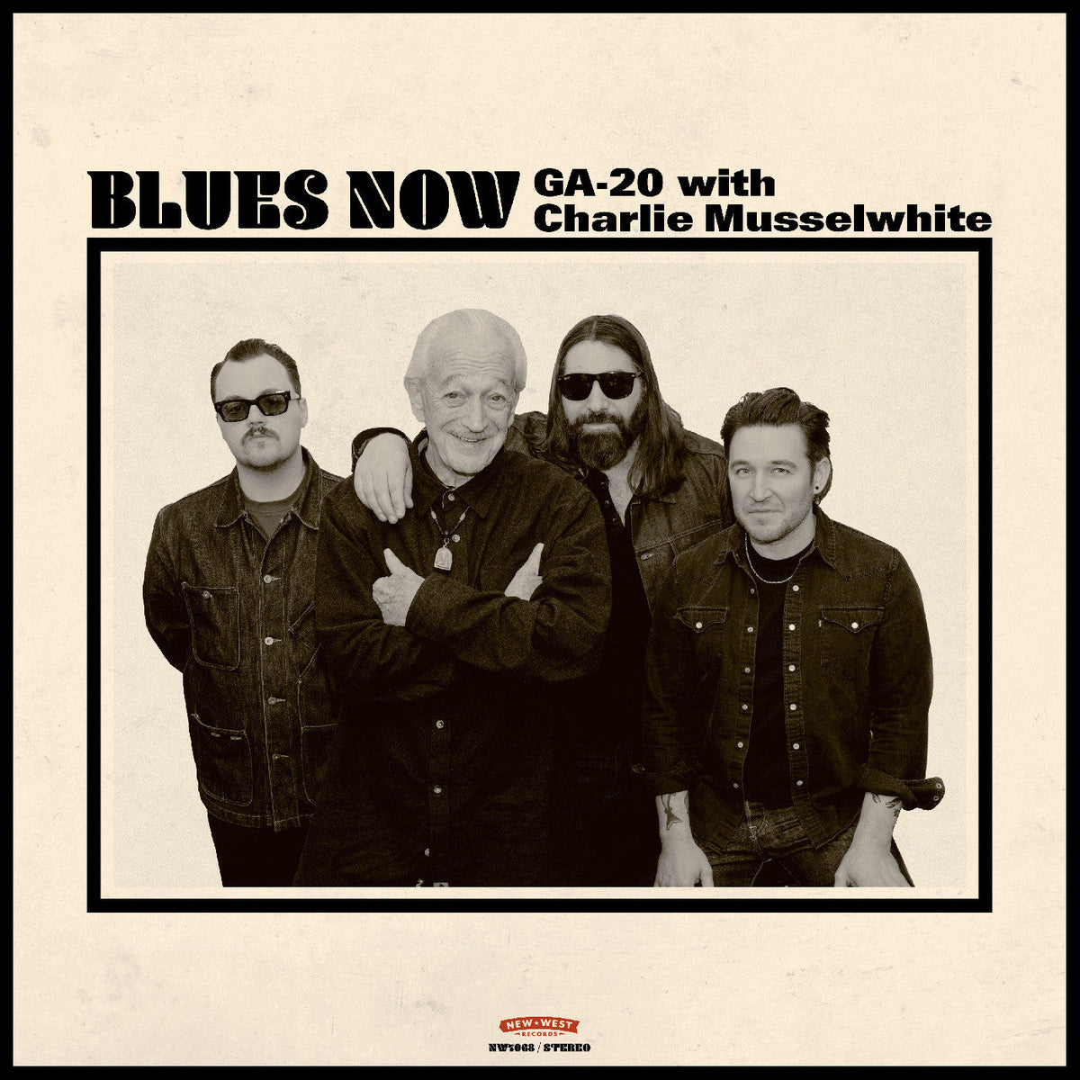 PRE-ORDER: GA-20 with Charlie Musselwhite "BLUES NOW" LP (Indie Exclusive Red Splatter Vinyl, Signed Photo)