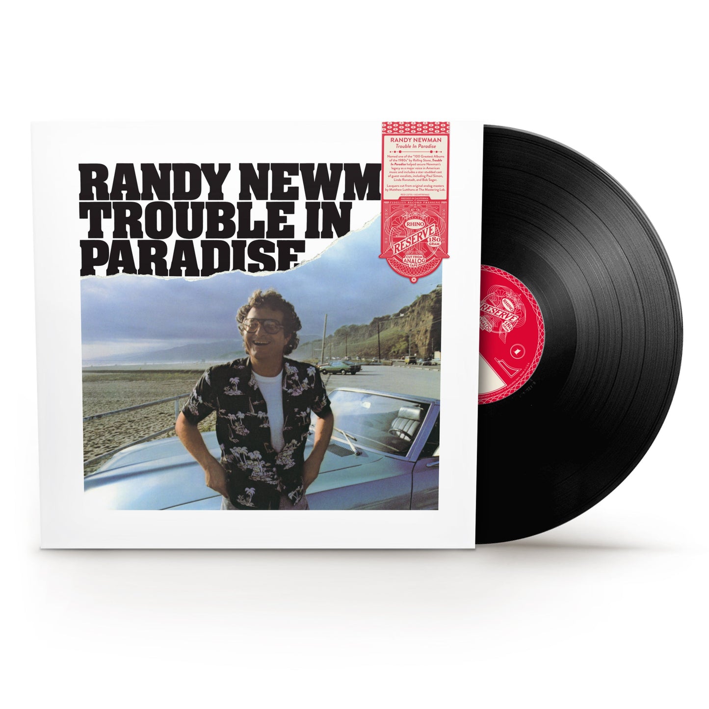 DAMAGED COVER: Randy Newman "Trouble in Paradise" LP
