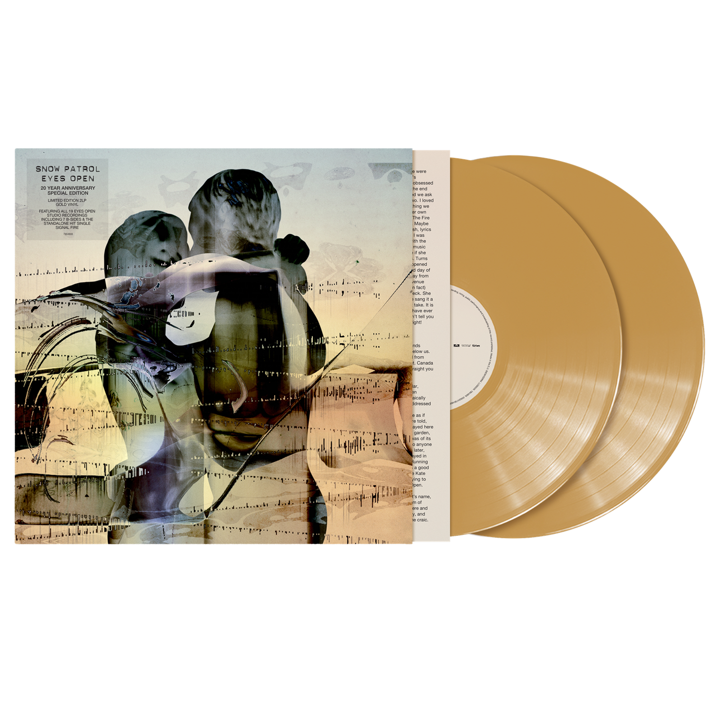 PRE-ORDER: Snow Patrol "Eyes Open (20 Year Anniversary) (Special Edition)" 2xLP (Gold Vinyl)
