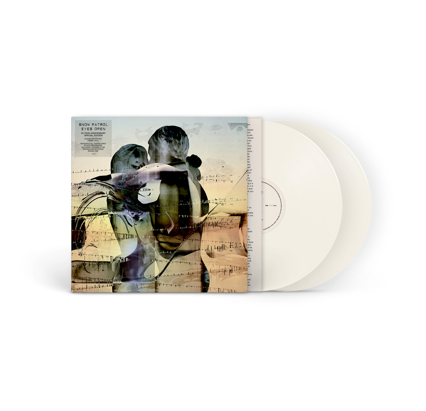 PRE-ORDER: Snow Patrol "Eyes Open (20 Year Anniversary) (Special Edition)" 2xLP (Indie Exclusive Cream Color Vinyl)