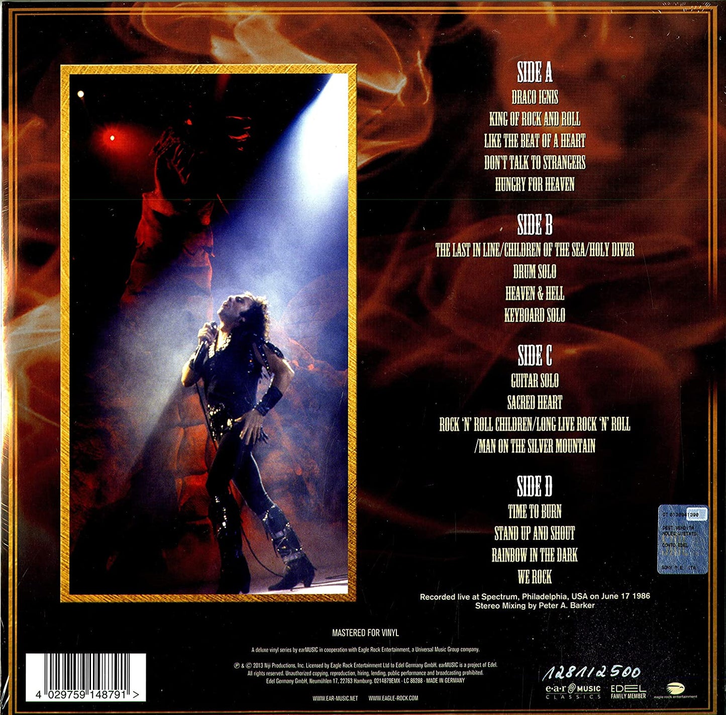 Dio/Finding The Sacred Heart - Live In Philly 1986 (2LP/White Vinyl)