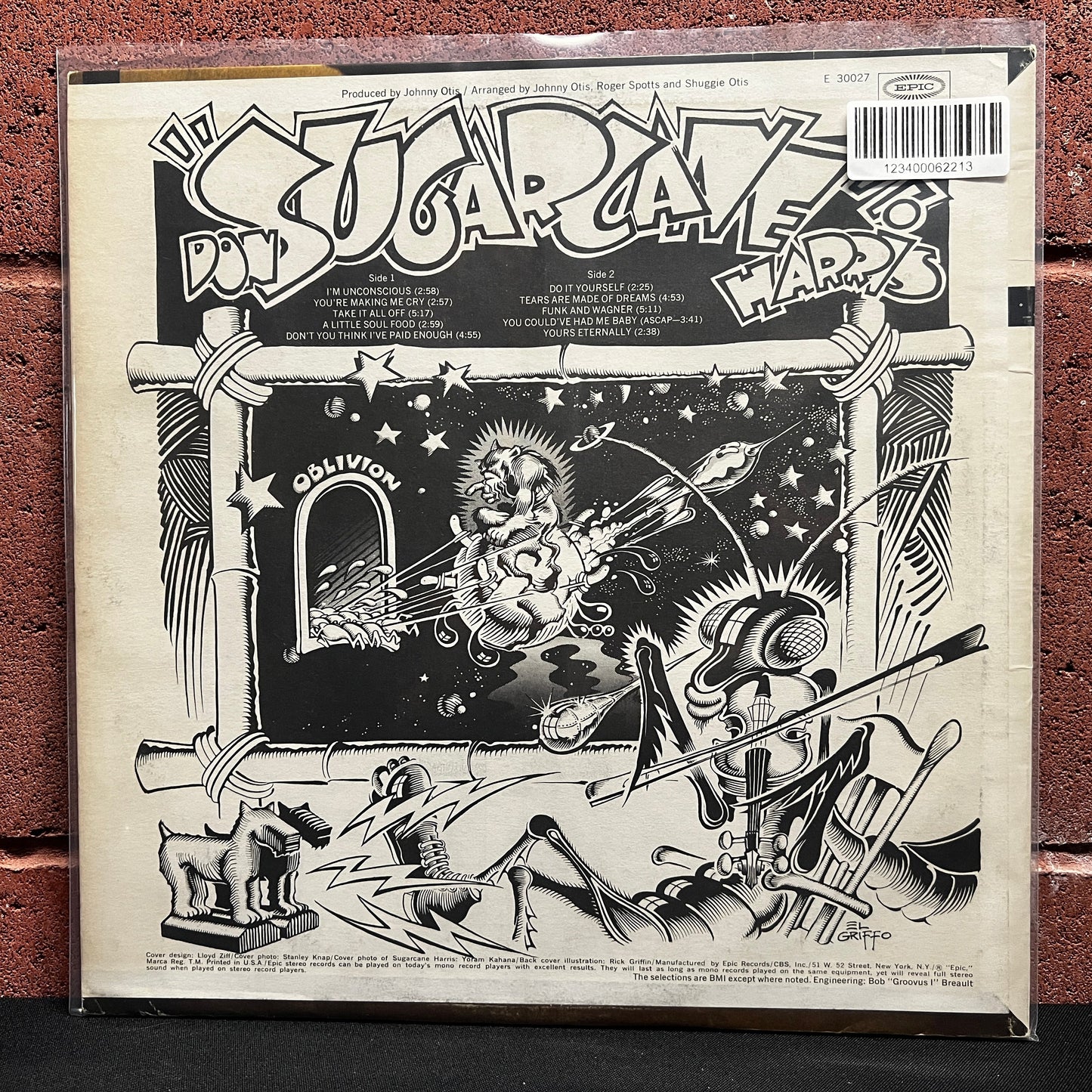 Used Vinyl: Sugarcane Harris "S/T" LP