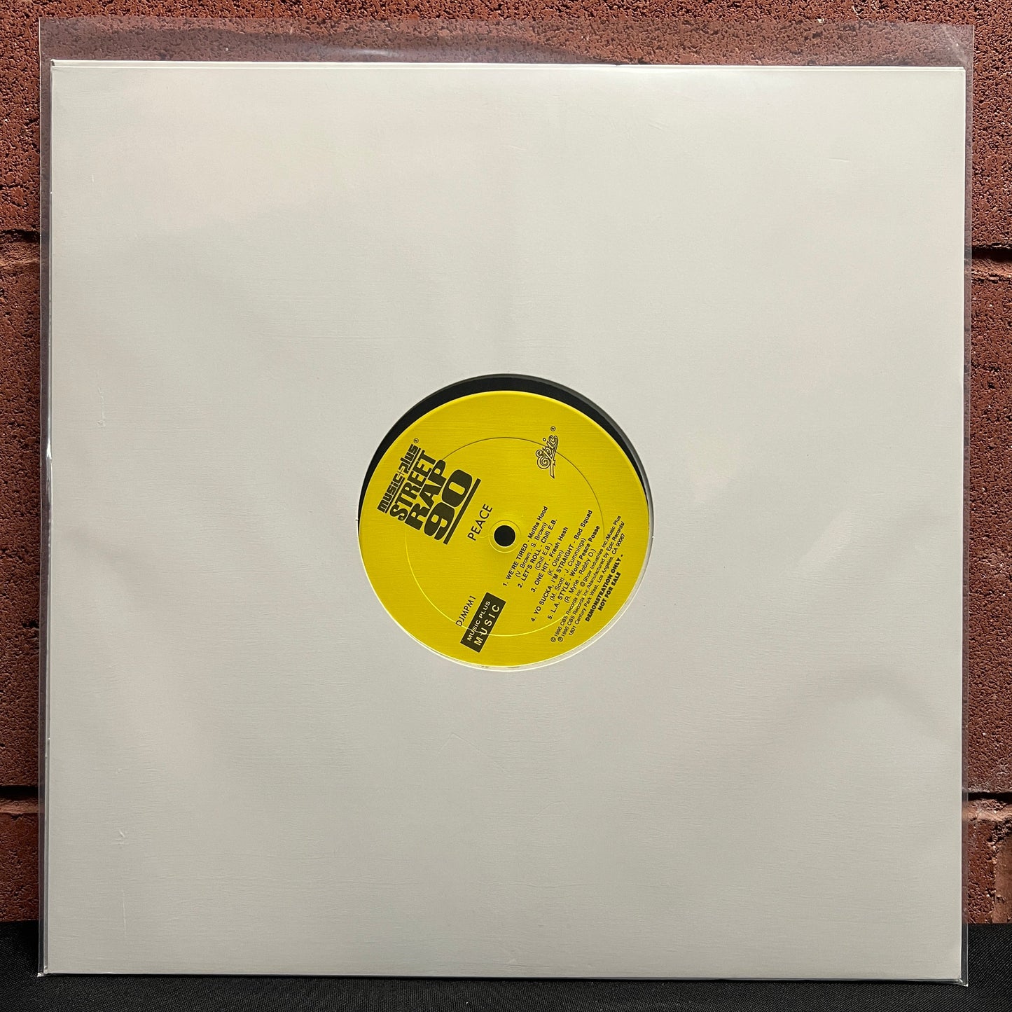 Used Vinyl: V/A "Music Plus Street Rap 90" LP (1990 Promo Press)