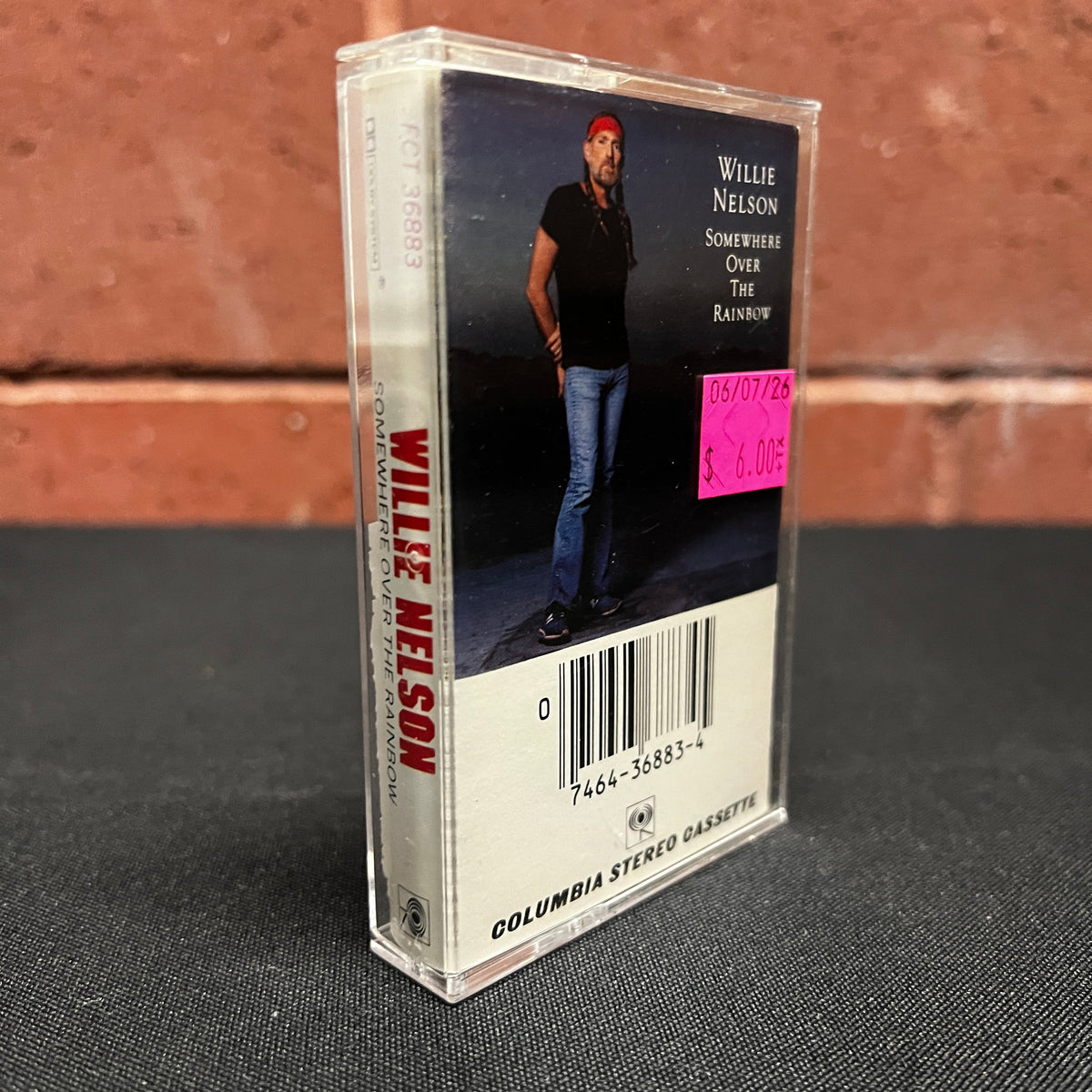 Used Cassette: Willie Nelson "Somewhere Over The Rainbow" Tape